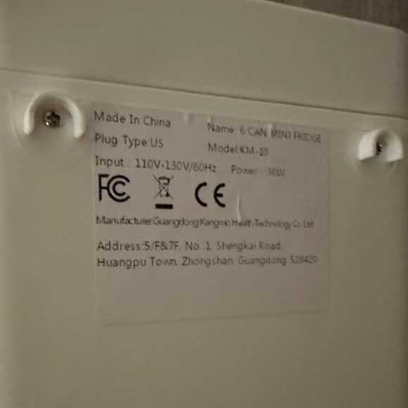 Illuminated White Makeup Organizer with LED Mirror 6 can mini fridge or warmer - Picture 2 of 14